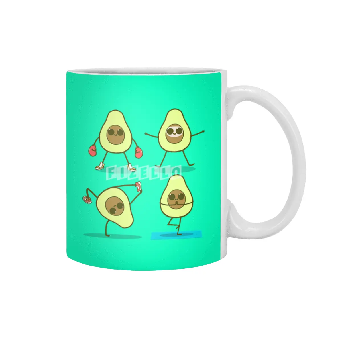 Avocado way of life Beyaz Kupa