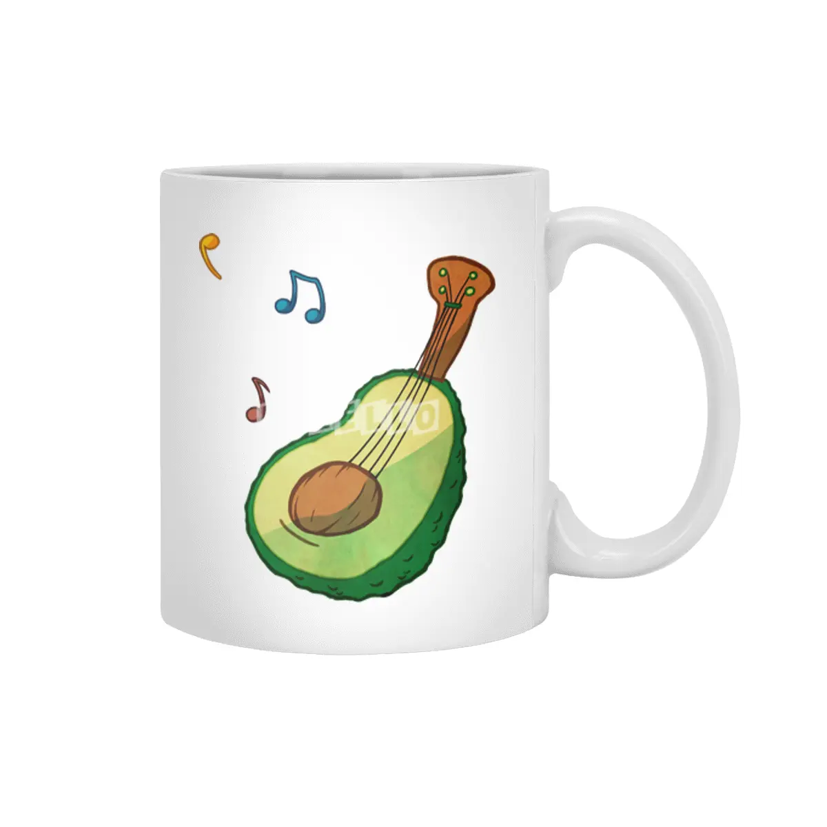 Avocado Guitar Beyaz Kupa