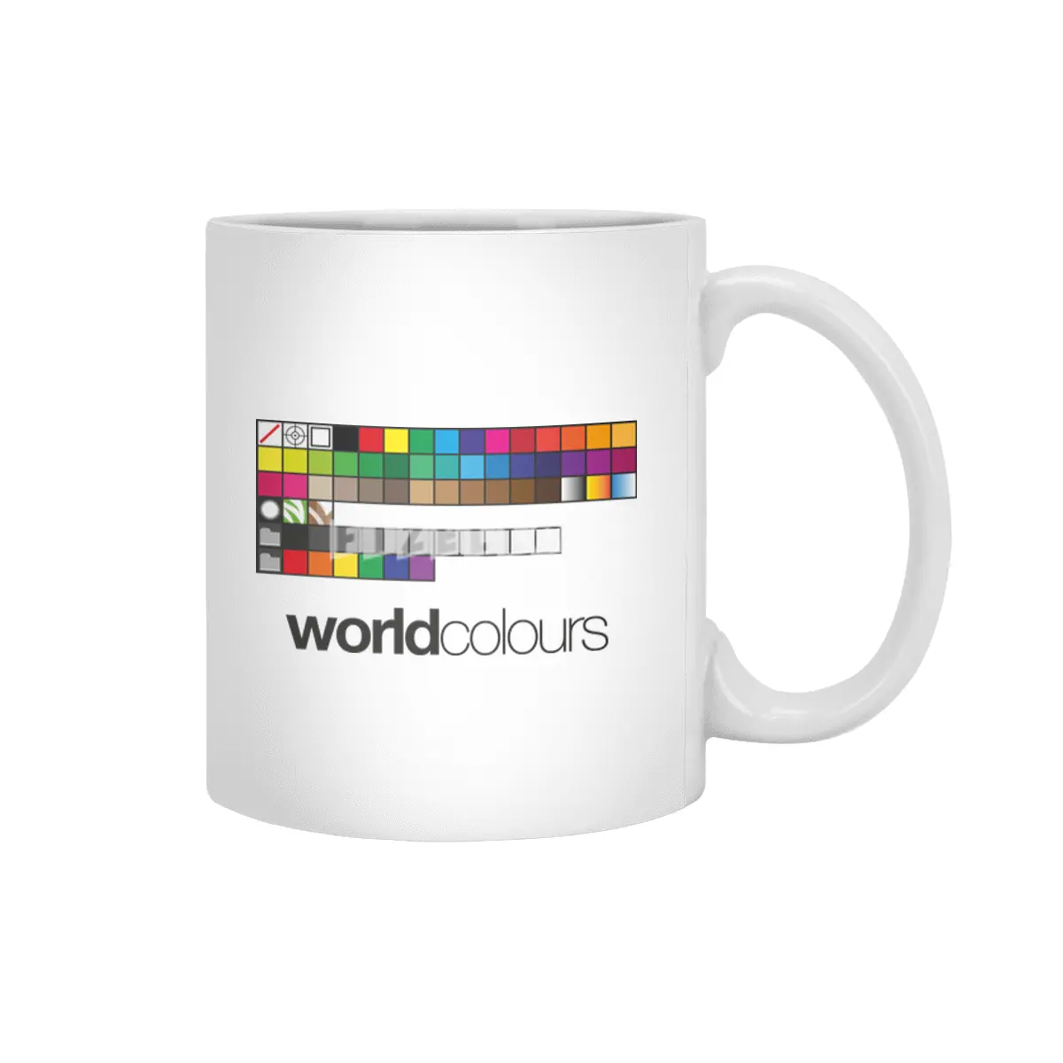 World Colours Beyaz Kupa