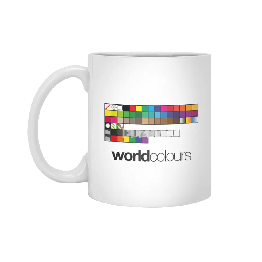 World Colours Beyaz Kupa