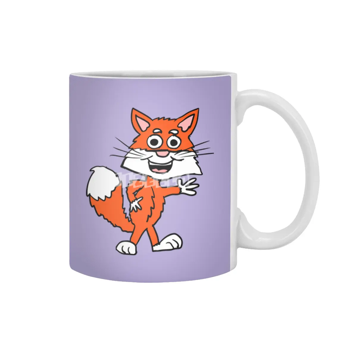Cartoon fox Beyaz Kupa