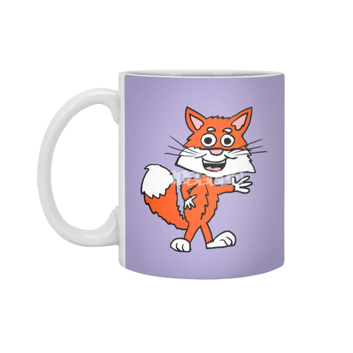 Cartoon fox Beyaz Kupa