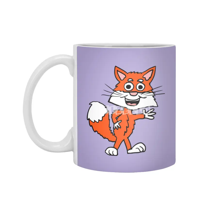 Cartoon fox Beyaz Kupa