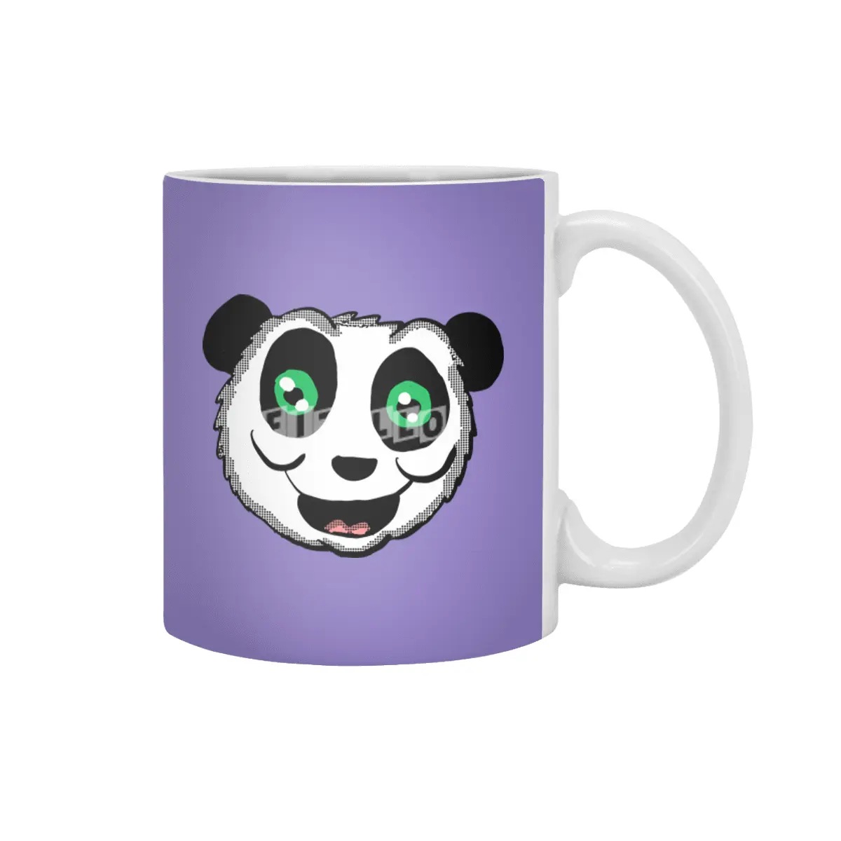 Cartoon Panda head Beyaz Kupa