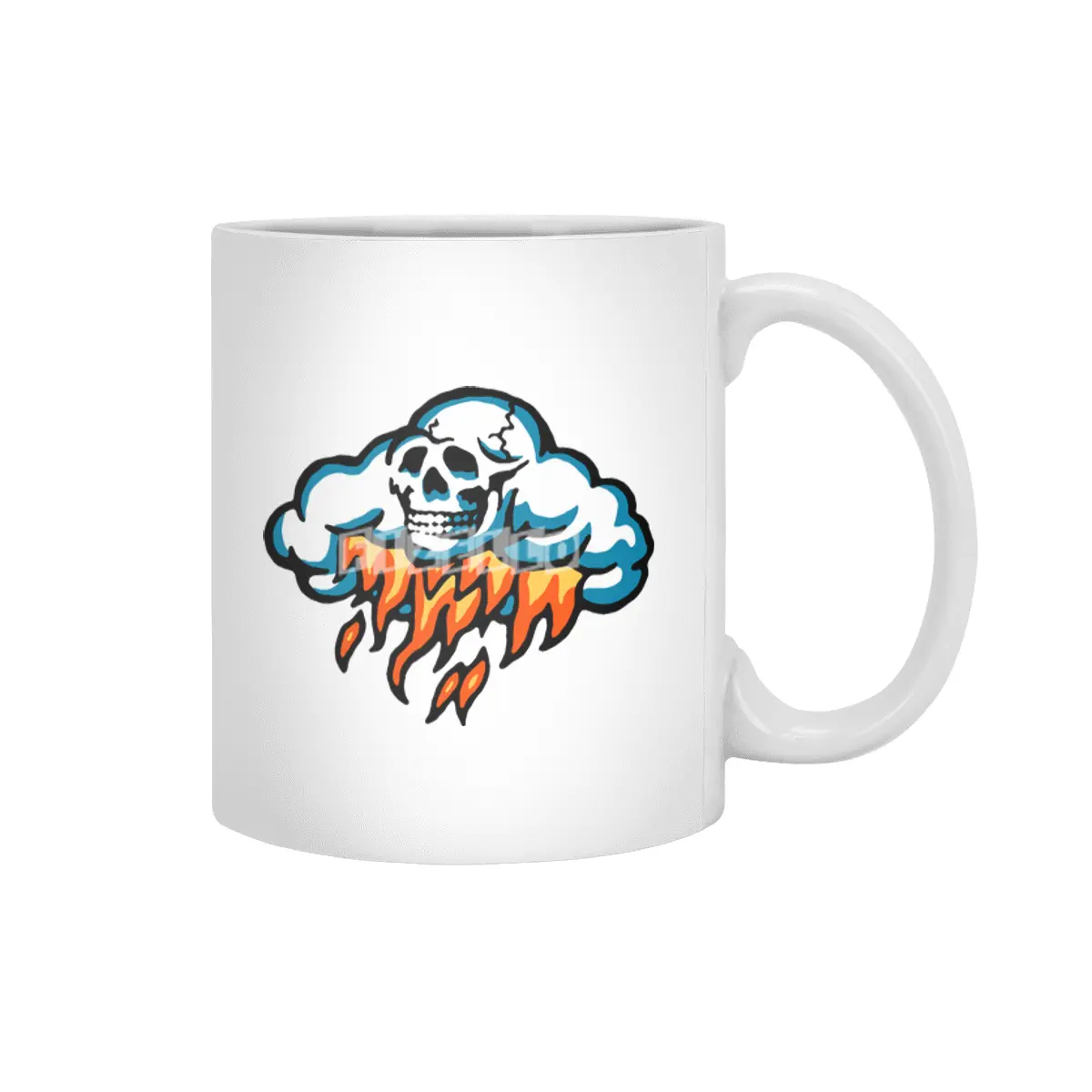 Hate Cloud Beyaz Kupa