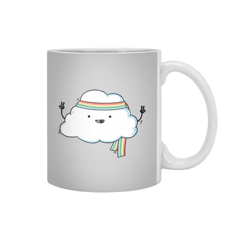 Hippie Cloud Beyaz Kupa