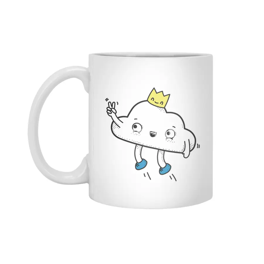 happy little cloud Beyaz Kupa