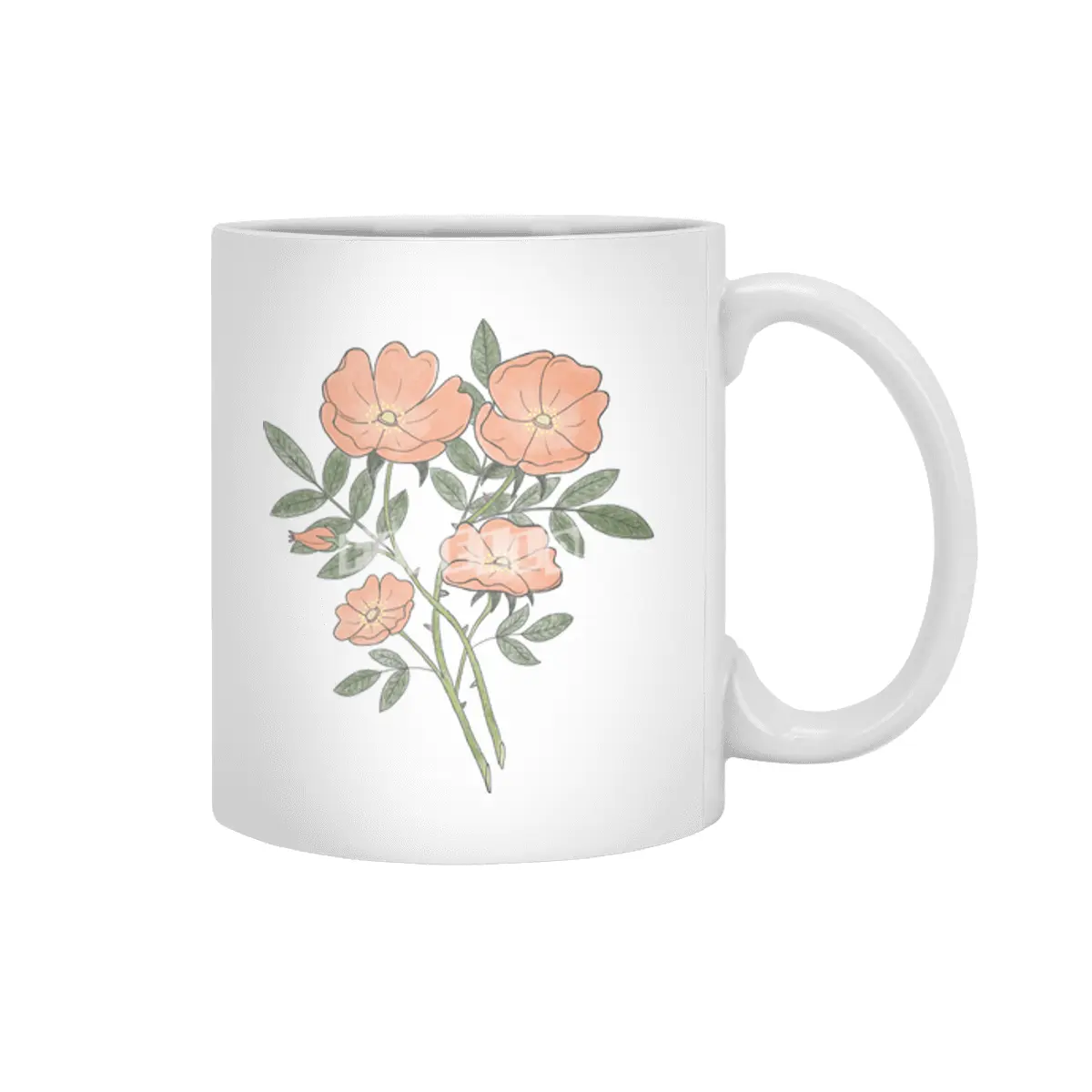 Briar Rose Beyaz Kupa