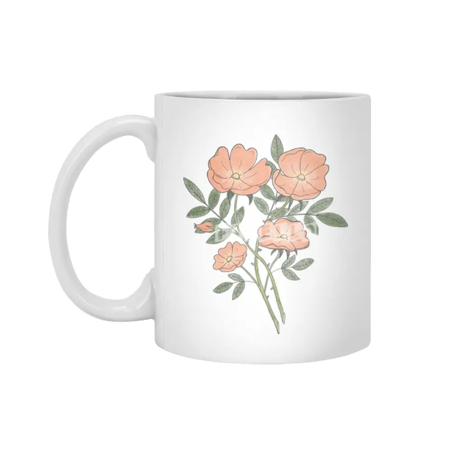 Briar Rose Beyaz Kupa