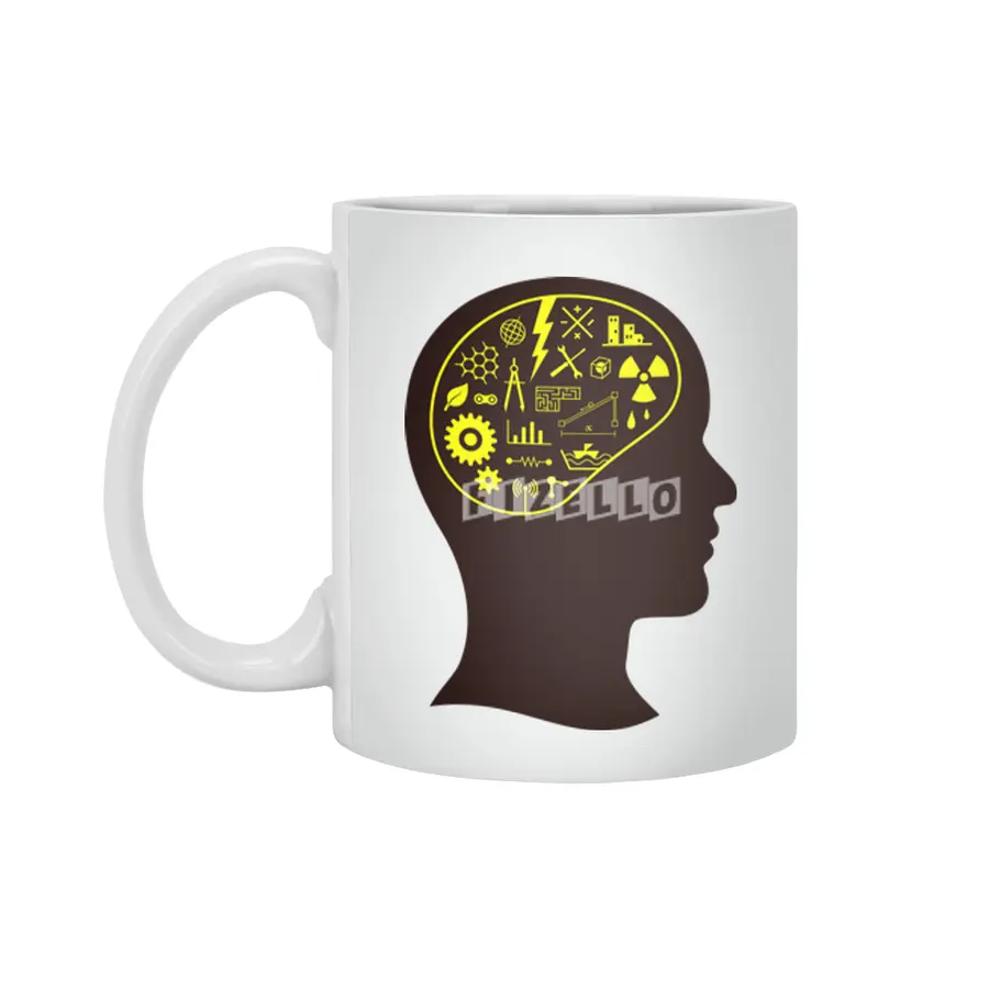 Engineering Mind Beyaz Kupa
