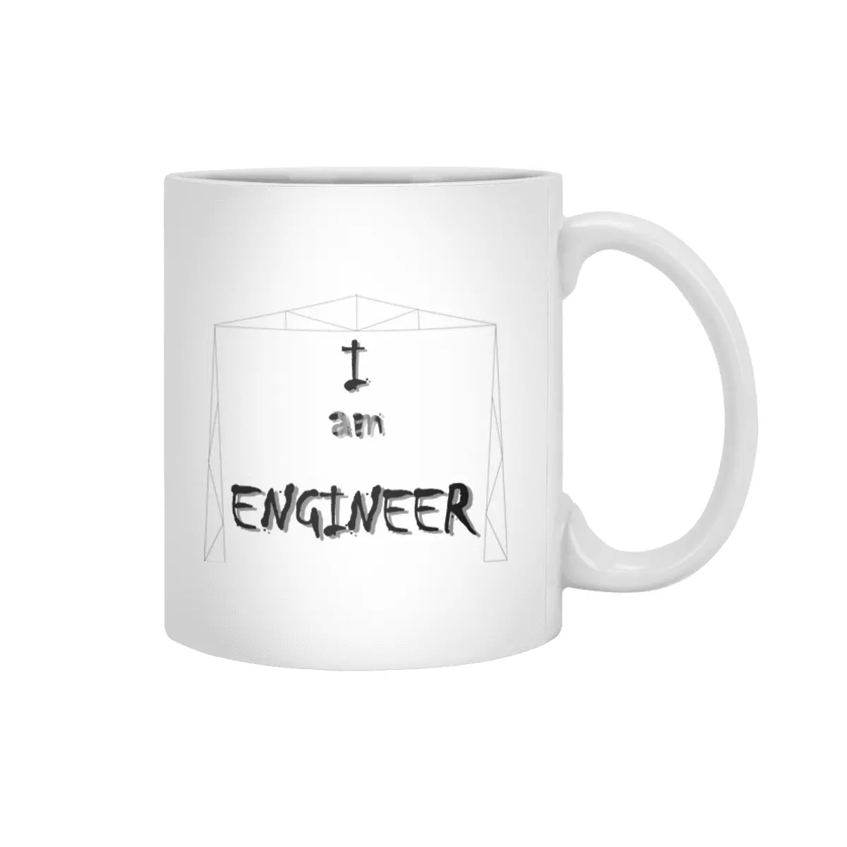 I am Engineer Beyaz Kupa