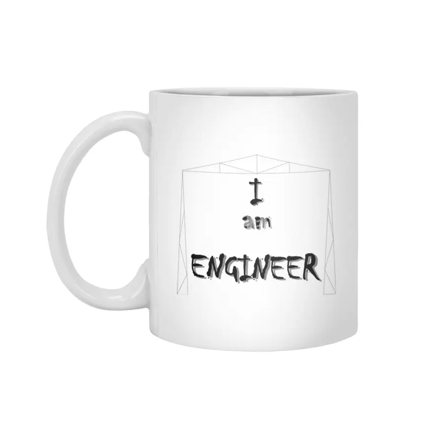 I am Engineer Beyaz Kupa