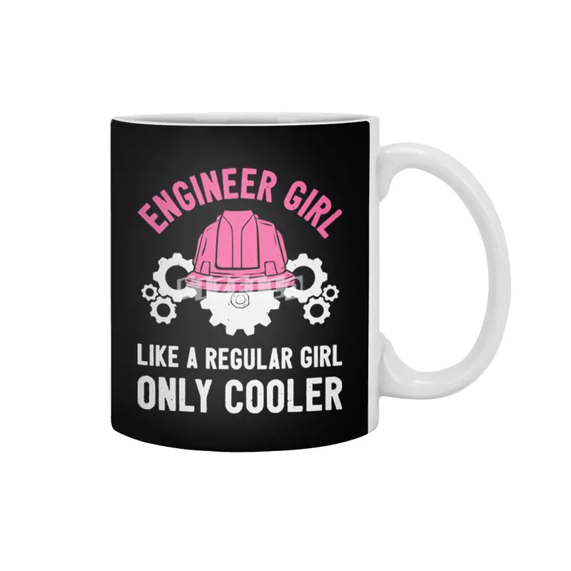 Engineer Girl Normal Just Cooler Beyaz Kupa