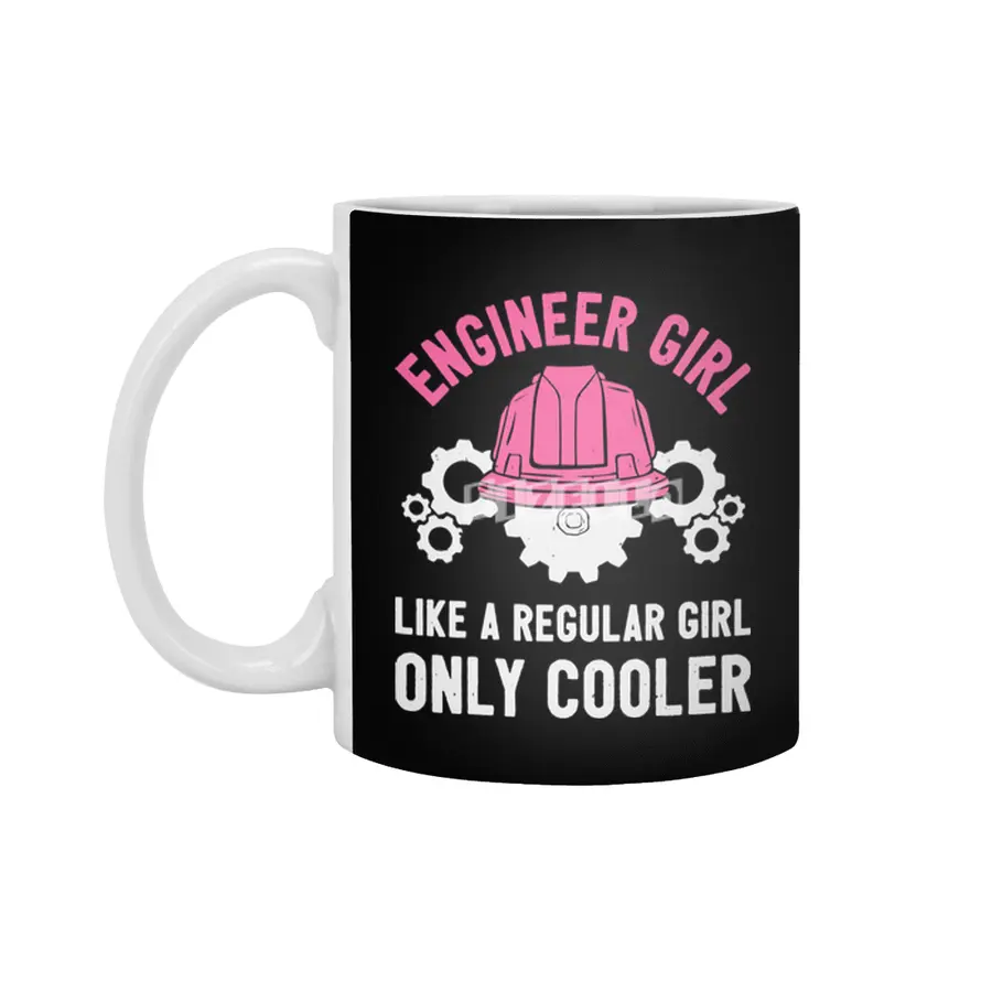 Engineer Girl Normal Just Cooler Beyaz Kupa