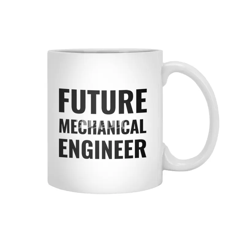 Future Mechanical Engineer Quote Beyaz Kupa