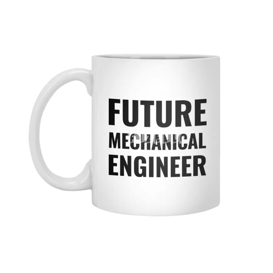 Future Mechanical Engineer Quote Beyaz Kupa