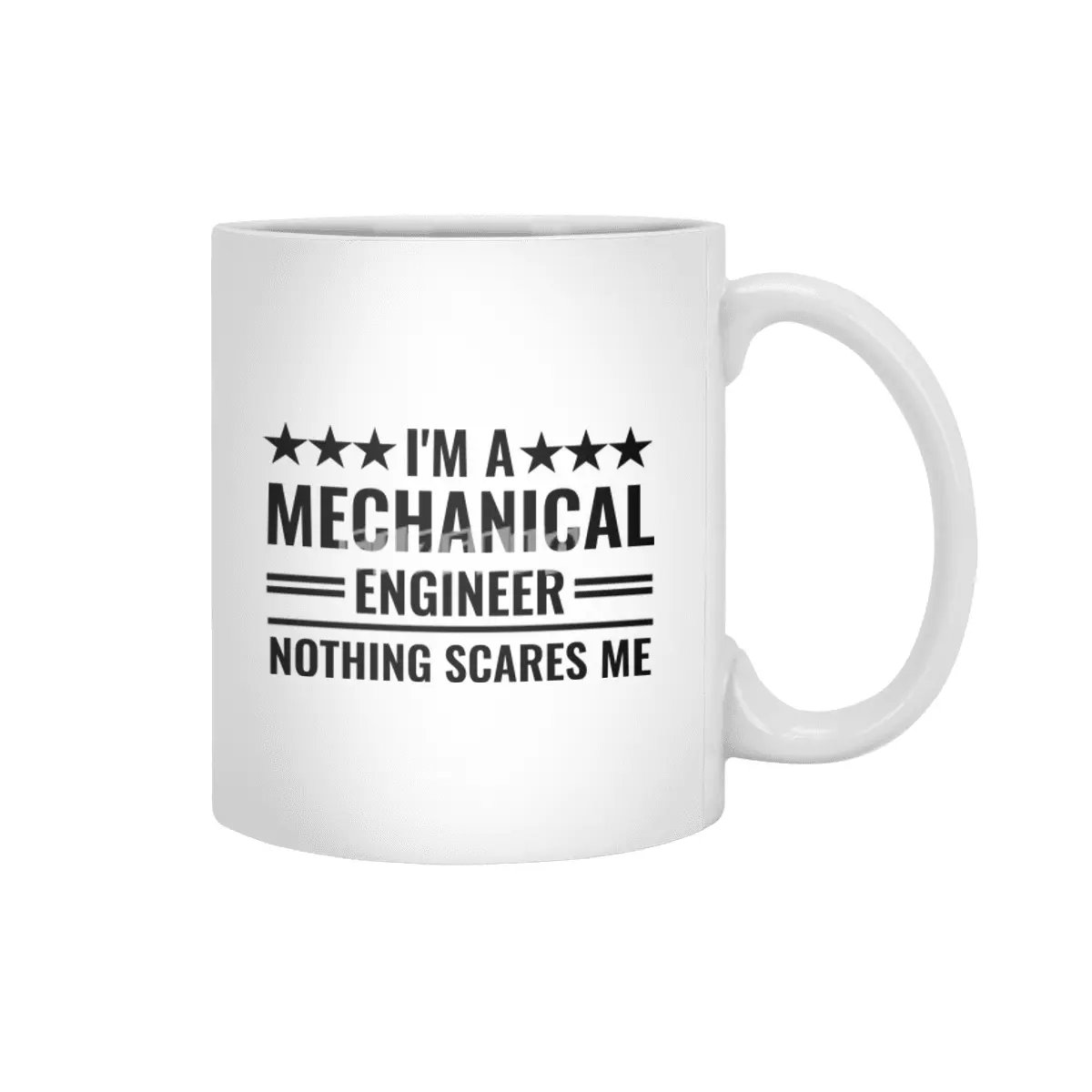I'm A Mechanical Engineer Nothing Scares Me Quote Beyaz Kupa