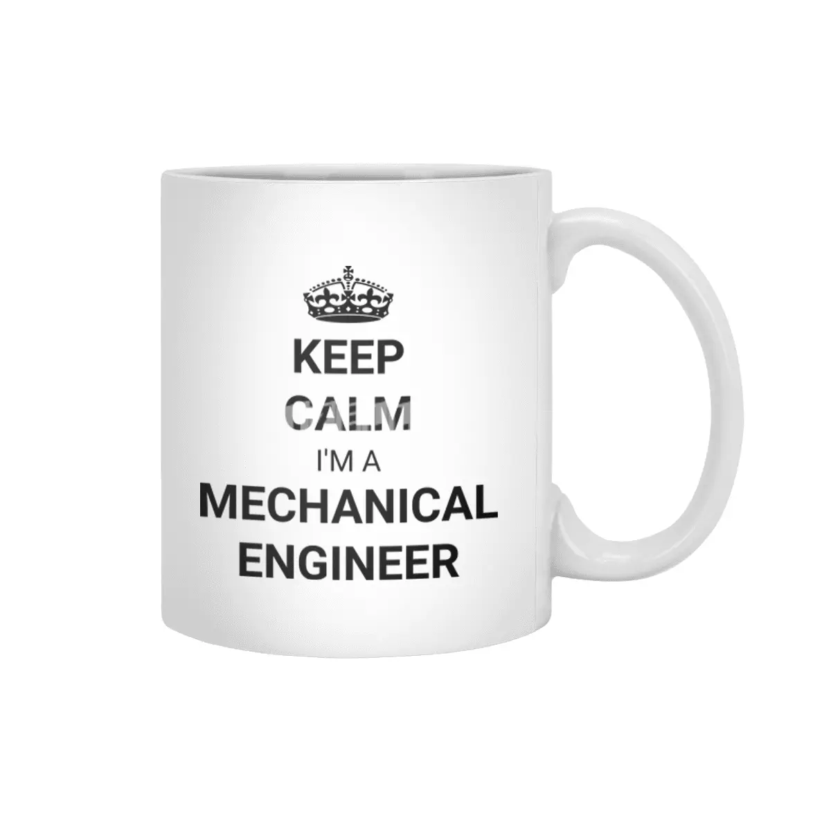 Keep Calm I'm A Mechanical Engineer Quote Beyaz Kupa