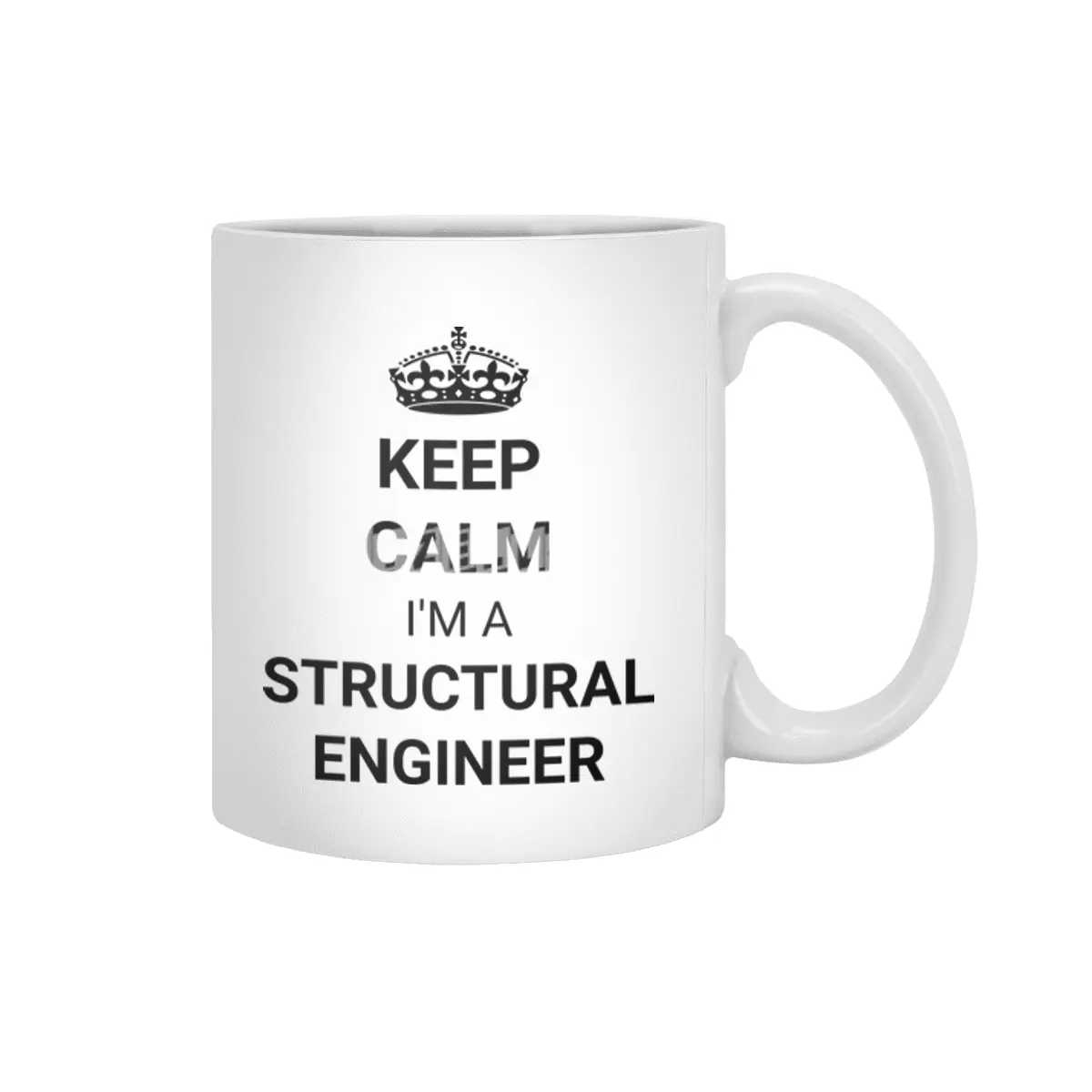 Keep Calm I'm A Structural Engineer Beyaz Kupa