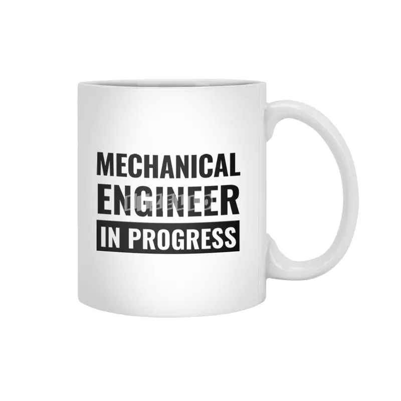 Mechanical Engineer In Progress Beyaz Kupa