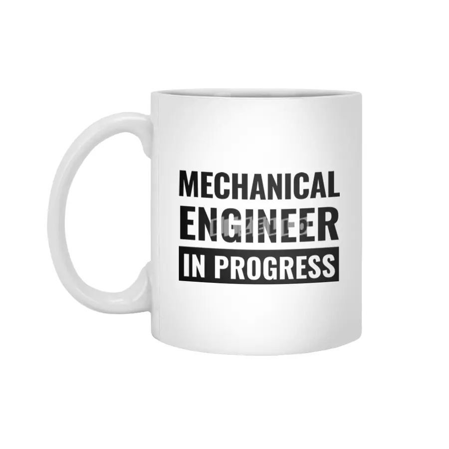 Mechanical Engineer In Progress Beyaz Kupa