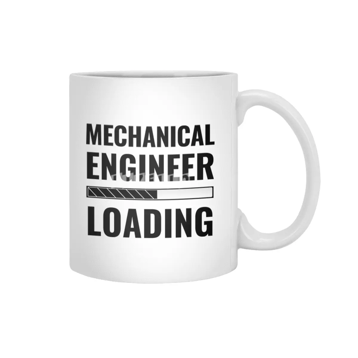 Mechanical Engineer Loading With Status Bar Beyaz Kupa