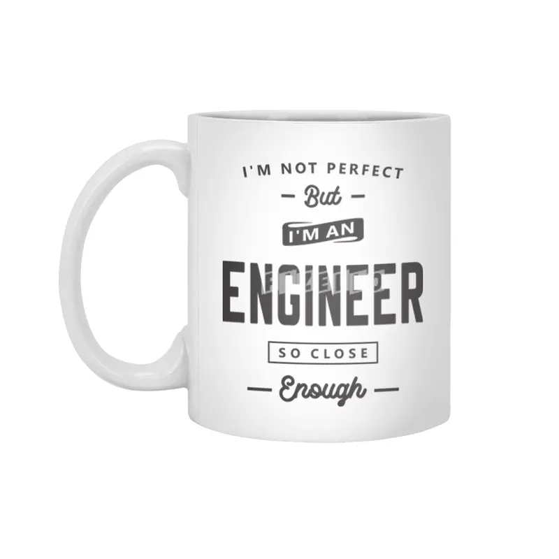 Engineer Funny Job Title Profession Birthday Worker Beyaz Kupa