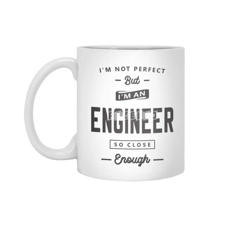 Engineer Funny Job Title Profession Birthday Worker Beyaz Kupa