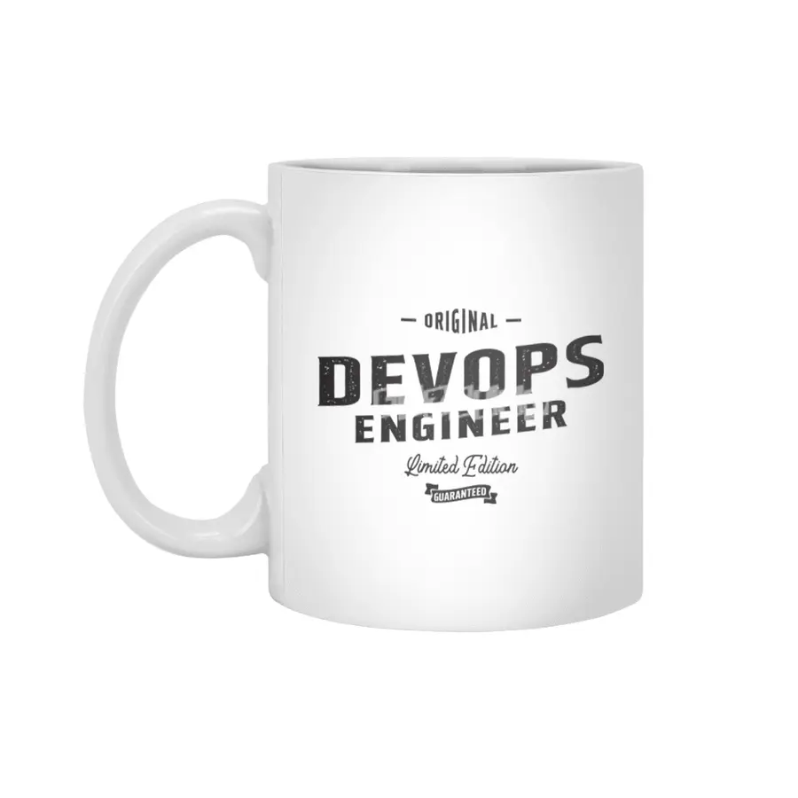 Devops Engineer Funny Job Title Profession Birthday Worker Beyaz Kupa