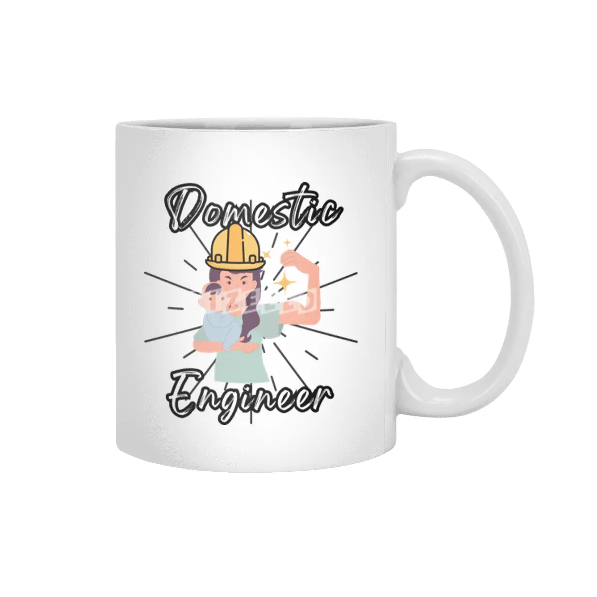 Domestic Engineer Housewife Mom Beyaz Kupa
