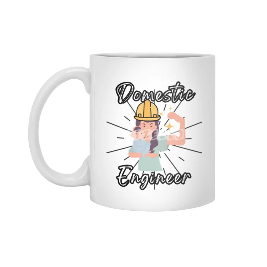 Domestic Engineer Housewife Mom Beyaz Kupa