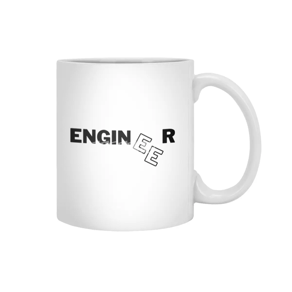 Engineer funny design Beyaz Kupa