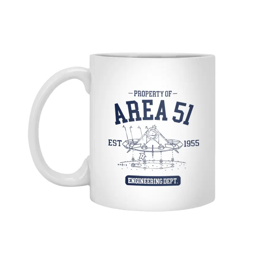 Property of Area 51 Engineering Dept Beyaz Kupa