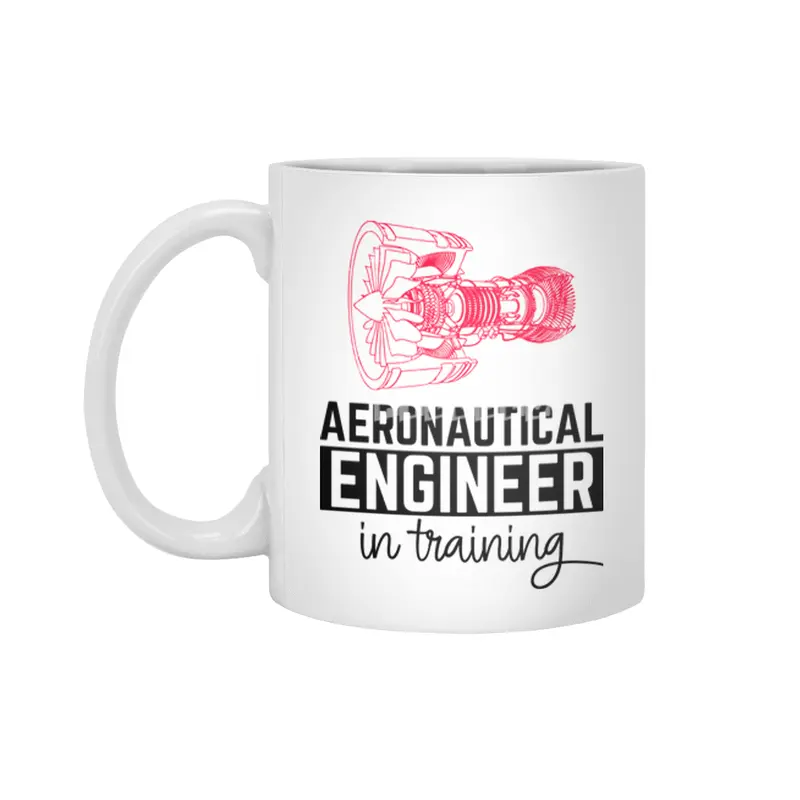Aeronautical Engineer in Training Beyaz Kupa
