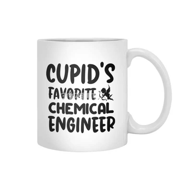 Cupids Favorite Chemical Engineer Valentines Day Beyaz Kupa