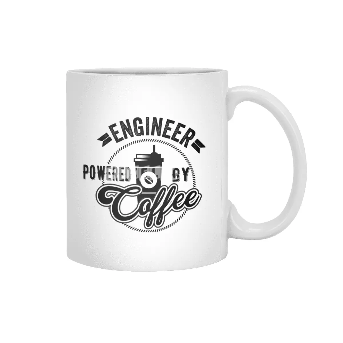 Engineer Powered By Coffee Gift Idea Beyaz Kupa