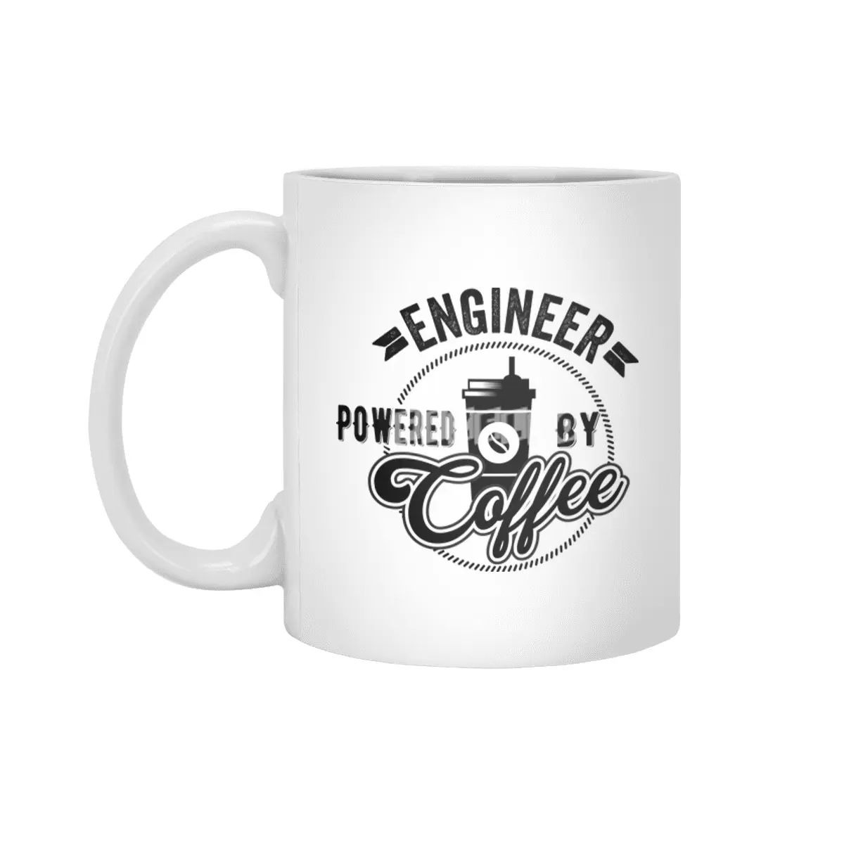 Engineer Powered By Coffee Gift Idea Beyaz Kupa
