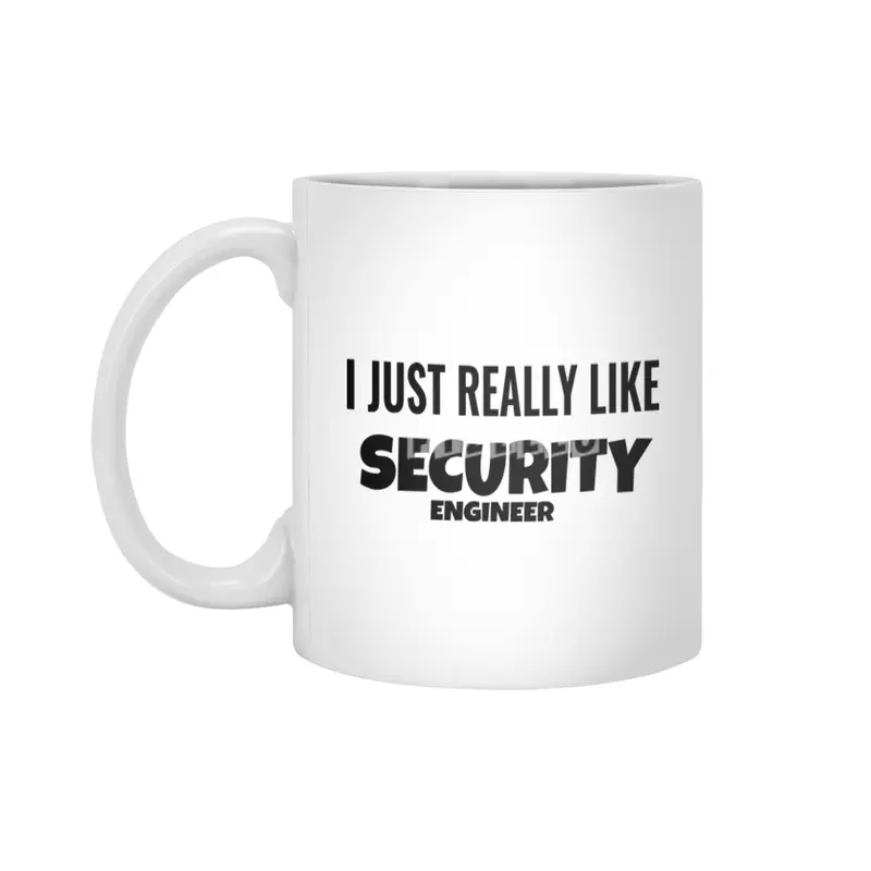 I Just Really Like security engineer Beyaz Kupa