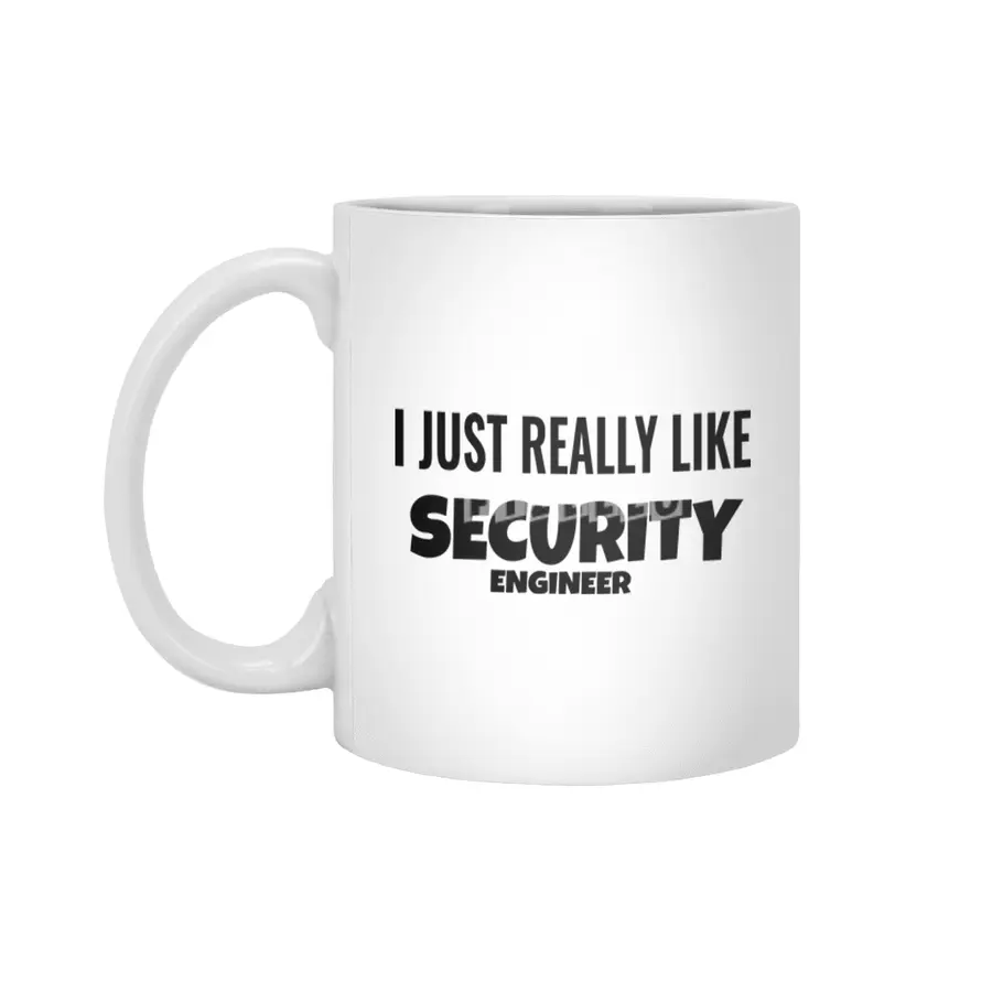 I Just Really Like security engineer Beyaz Kupa