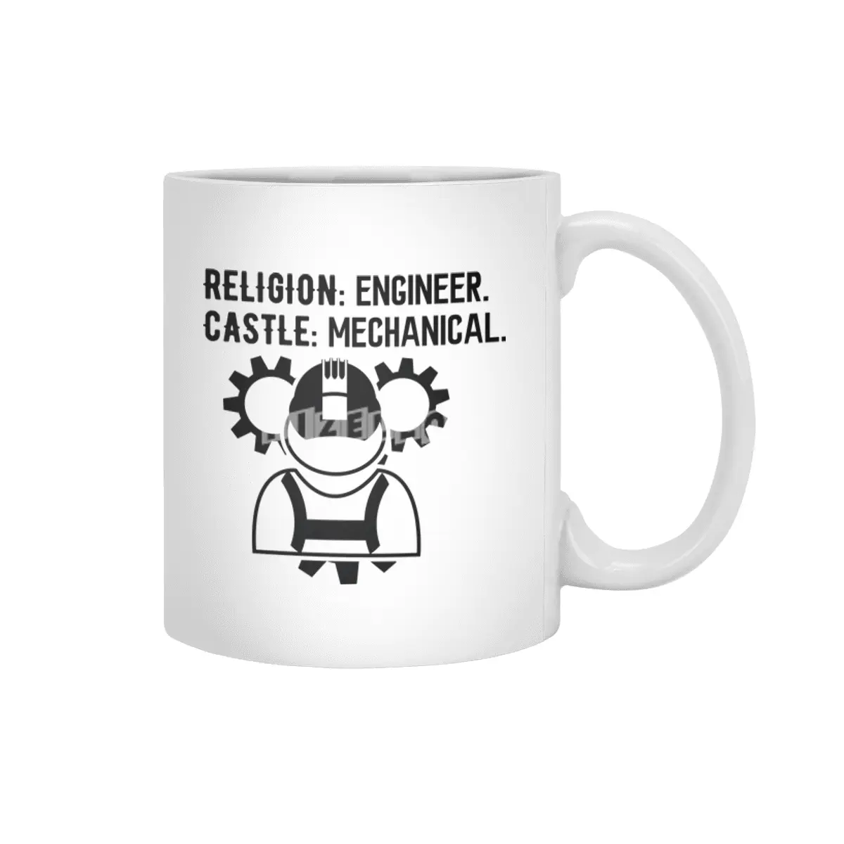 Engineer Crafts Mechanic Gift Beyaz Kupa