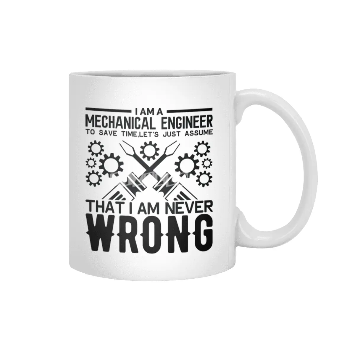 Engineer Crafts Mechanic Gift Beyaz Kupa