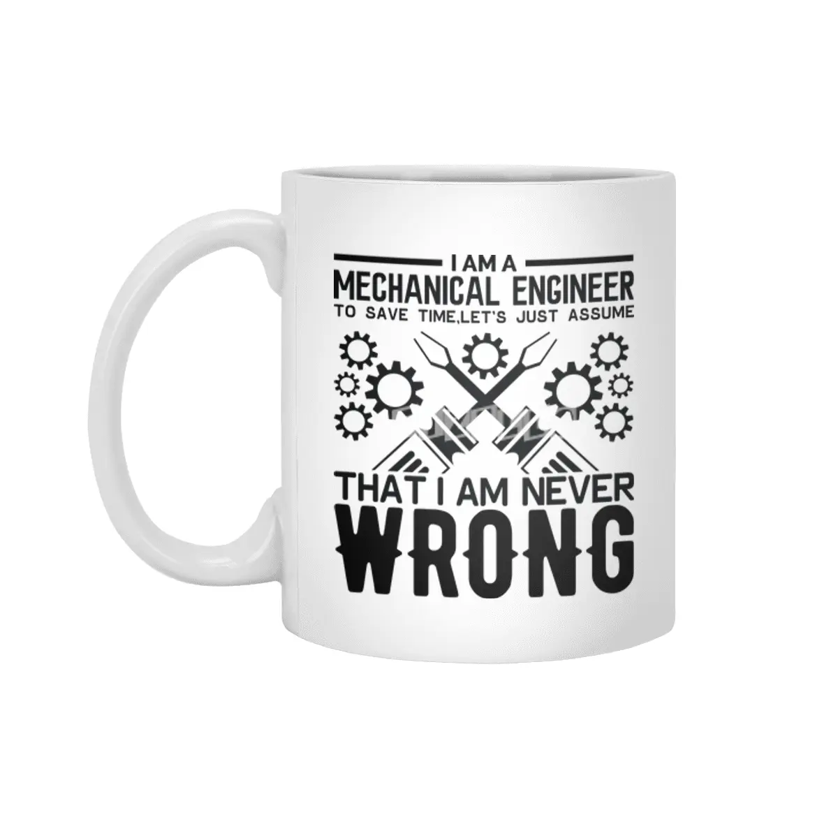 Engineer Crafts Mechanic Gift Beyaz Kupa
