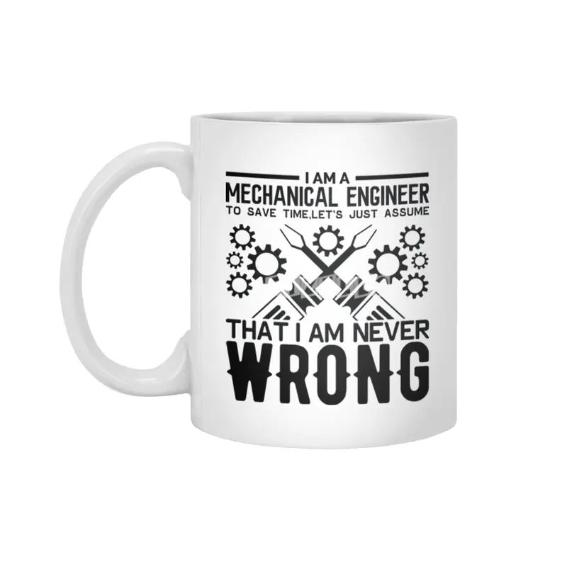 Engineer Crafts Mechanic Gift Beyaz Kupa