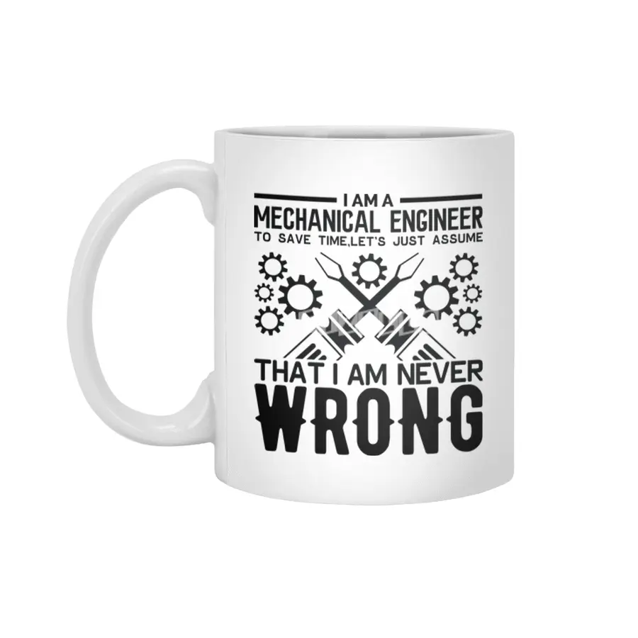 Engineer Crafts Mechanic Gift Beyaz Kupa