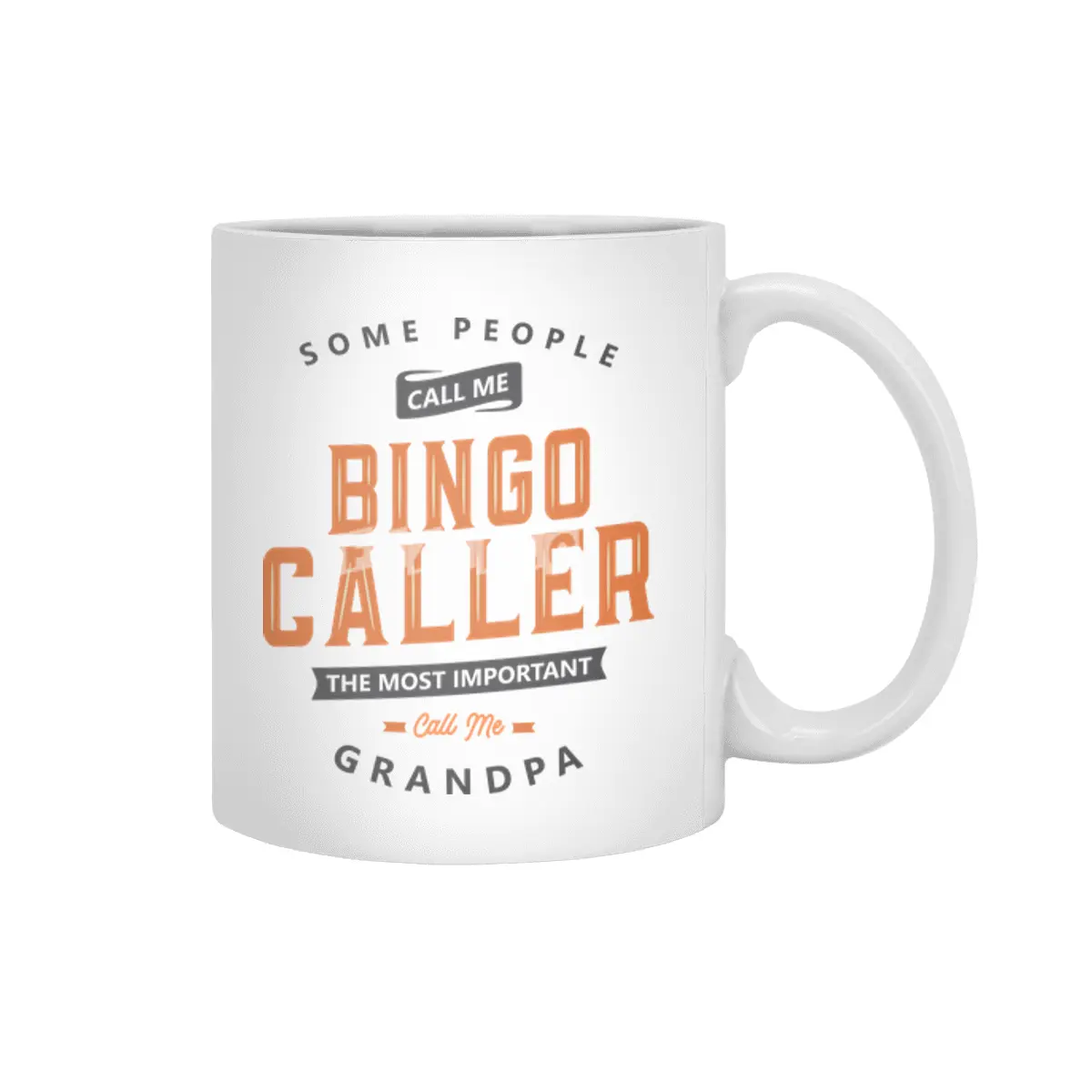Bingo Caller Funny Job Title Profession Birthday Worker Beyaz Kupa