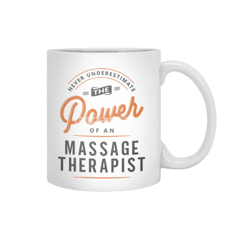 Massage Therapist Funny Job Title Profession Birthday Worker Beyaz Kupa