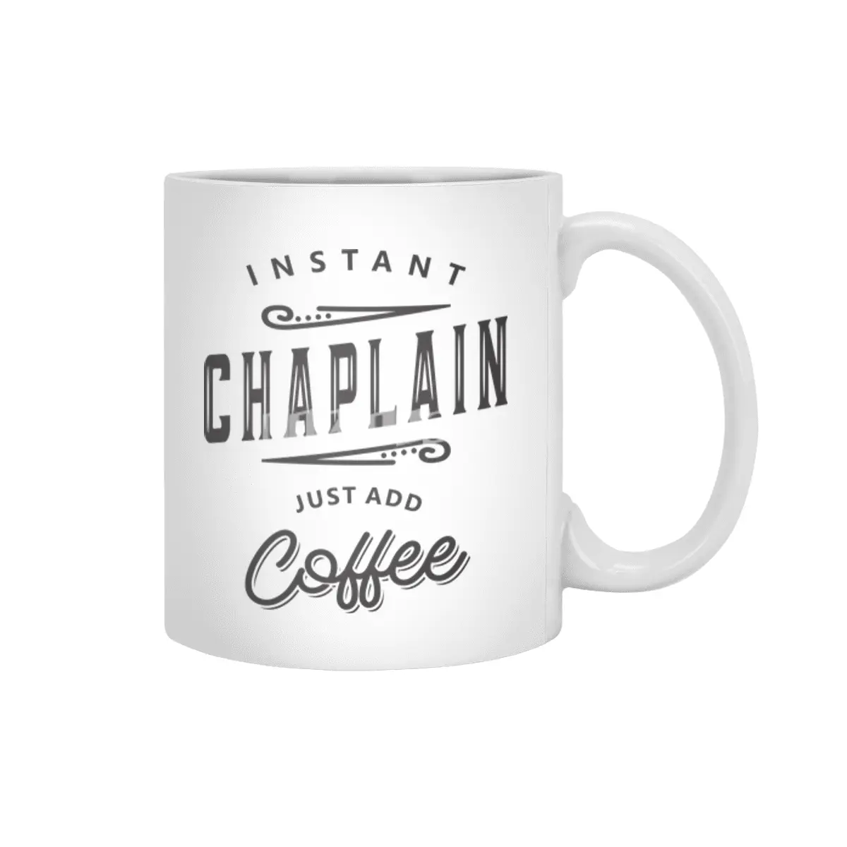Chaplain Funny Job Title Profession Birthday Worker Beyaz Kupa