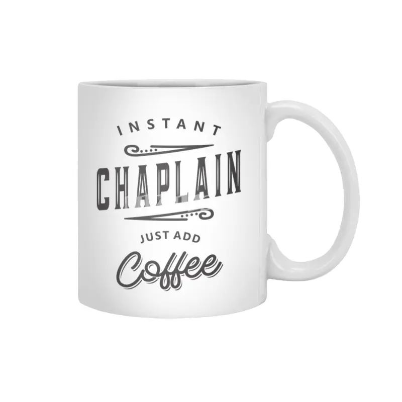 Chaplain Funny Job Title Profession Birthday Worker Beyaz Kupa