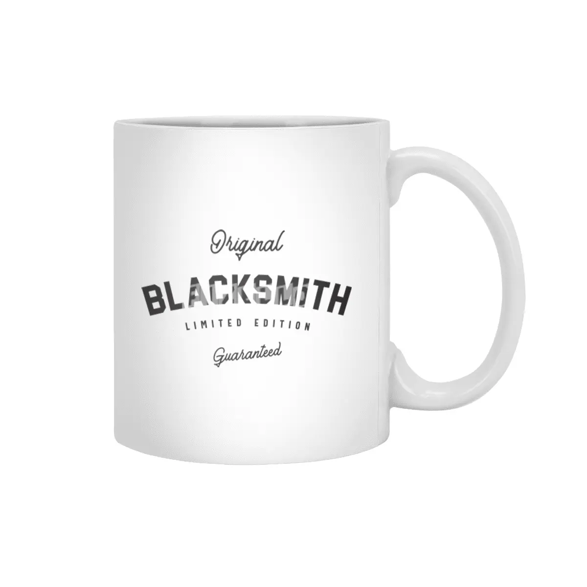 Blacksmith Funny Job Title Profession Birthday Worker Beyaz Kupa