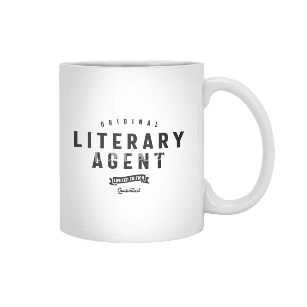 Literary Agent Funny Job Title Profession Birthday Worker Beyaz Kupa